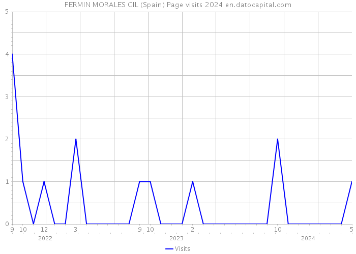 FERMIN MORALES GIL (Spain) Page visits 2024 