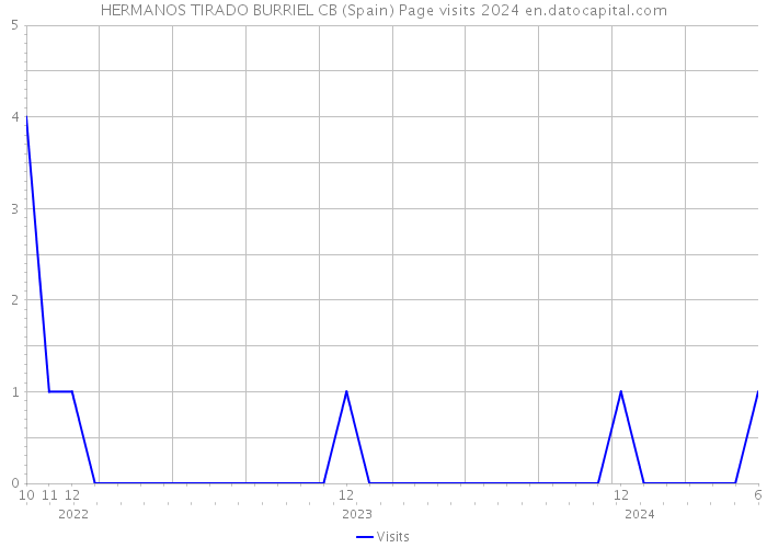 HERMANOS TIRADO BURRIEL CB (Spain) Page visits 2024 