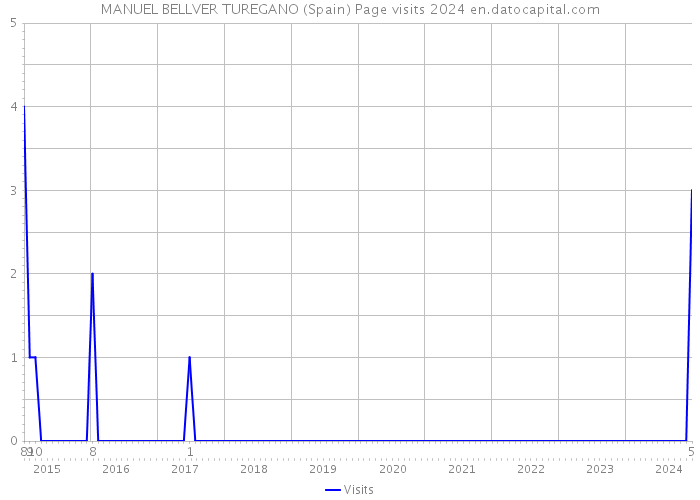 MANUEL BELLVER TUREGANO (Spain) Page visits 2024 