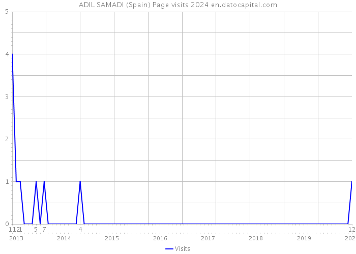 ADIL SAMADI (Spain) Page visits 2024 