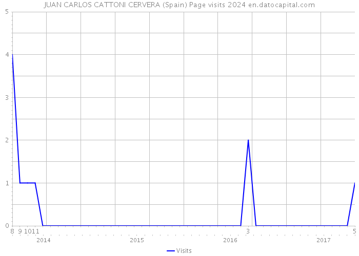 JUAN CARLOS CATTONI CERVERA (Spain) Page visits 2024 