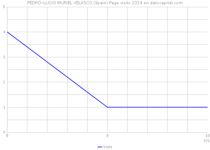 PEDRO-LUCIO MURIEL VELASCO (Spain) Page visits 2024 