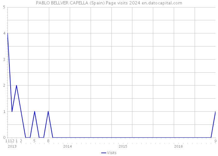 PABLO BELLVER CAPELLA (Spain) Page visits 2024 