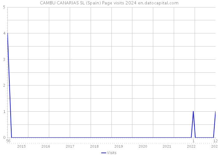 CAMBU CANARIAS SL (Spain) Page visits 2024 