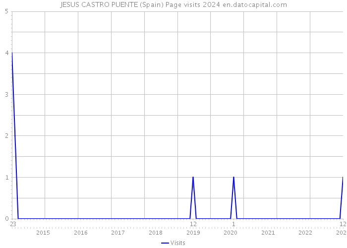 JESUS CASTRO PUENTE (Spain) Page visits 2024 