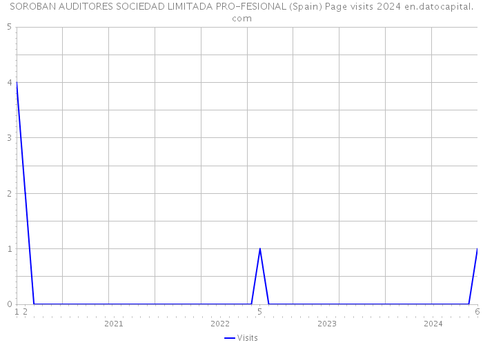 SOROBAN AUDITORES SOCIEDAD LIMITADA PRO-FESIONAL (Spain) Page visits 2024 