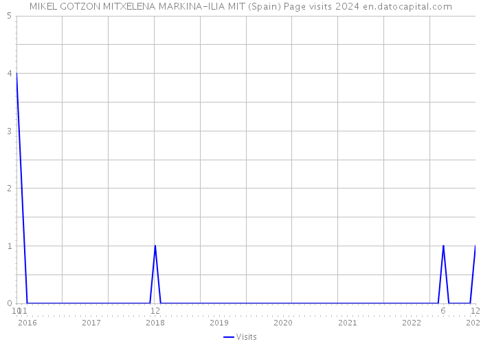 MIKEL GOTZON MITXELENA MARKINA-ILIA MIT (Spain) Page visits 2024 
