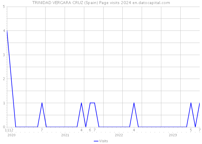 TRINIDAD VERGARA CRUZ (Spain) Page visits 2024 