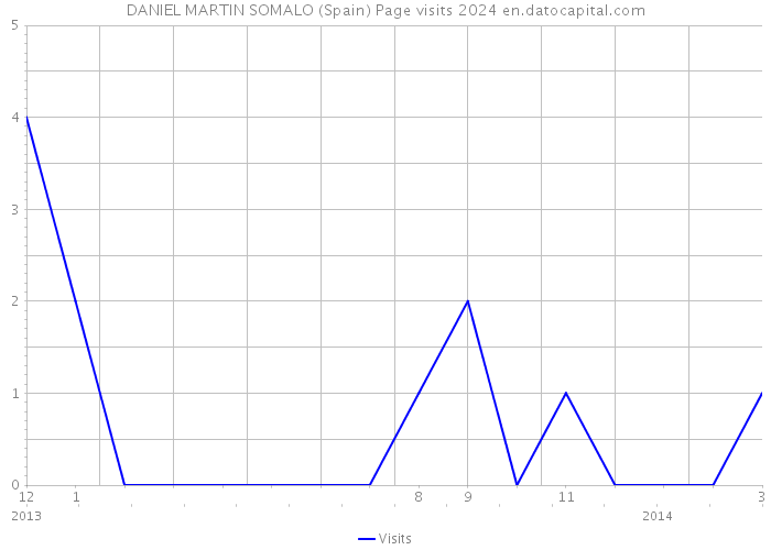 DANIEL MARTIN SOMALO (Spain) Page visits 2024 