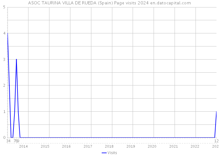 ASOC TAURINA VILLA DE RUEDA (Spain) Page visits 2024 