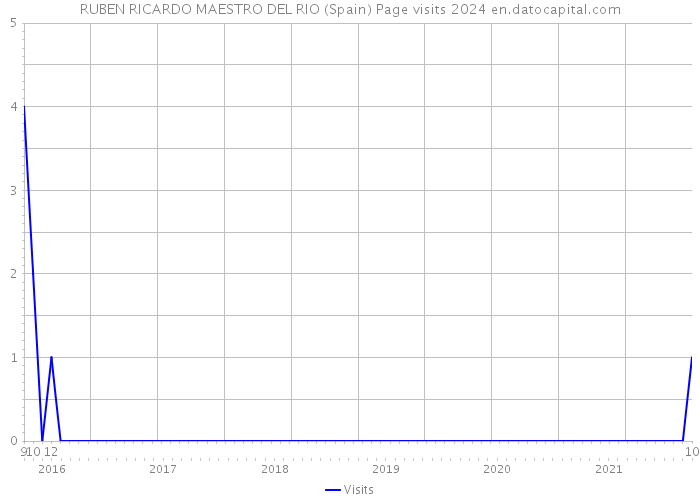 RUBEN RICARDO MAESTRO DEL RIO (Spain) Page visits 2024 