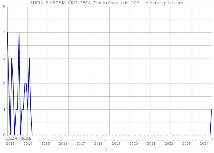 LUCIA IRIARTE MUÑOZ-SECA (Spain) Page visits 2024 