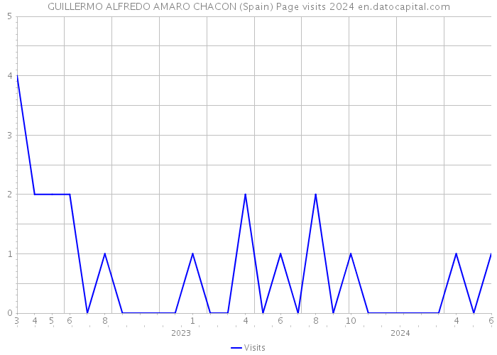 GUILLERMO ALFREDO AMARO CHACON (Spain) Page visits 2024 