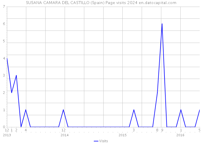 SUSANA CAMARA DEL CASTILLO (Spain) Page visits 2024 