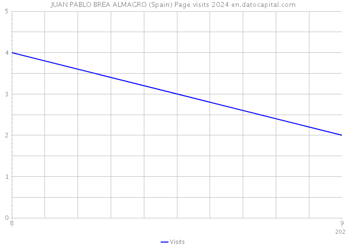 JUAN PABLO BREA ALMAGRO (Spain) Page visits 2024 