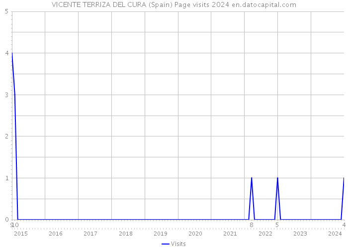 VICENTE TERRIZA DEL CURA (Spain) Page visits 2024 