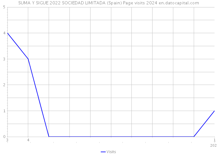 SUMA Y SIGUE 2022 SOCIEDAD LIMITADA (Spain) Page visits 2024 