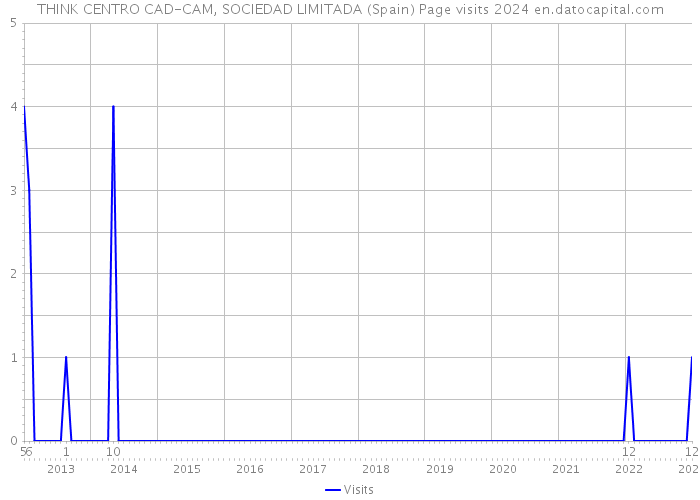 THINK CENTRO CAD-CAM, SOCIEDAD LIMITADA (Spain) Page visits 2024 