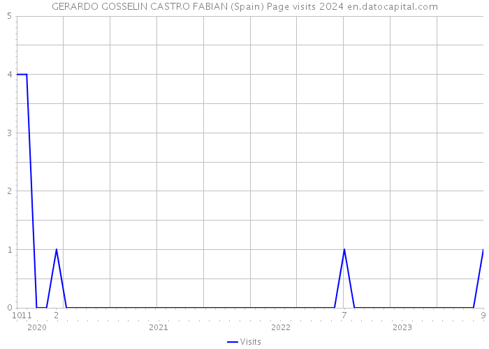GERARDO GOSSELIN CASTRO FABIAN (Spain) Page visits 2024 