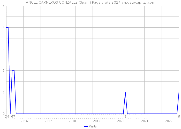 ANGEL CARNEROS GONZALEZ (Spain) Page visits 2024 