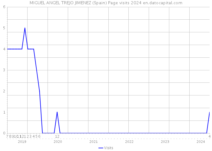 MIGUEL ANGEL TREJO JIMENEZ (Spain) Page visits 2024 