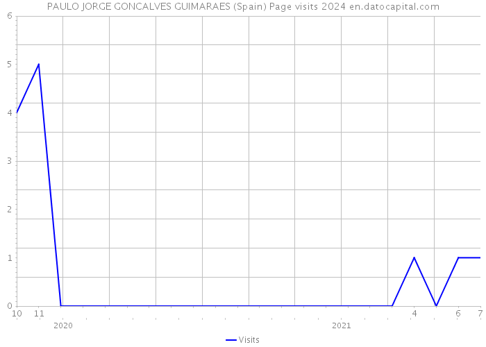PAULO JORGE GONCALVES GUIMARAES (Spain) Page visits 2024 