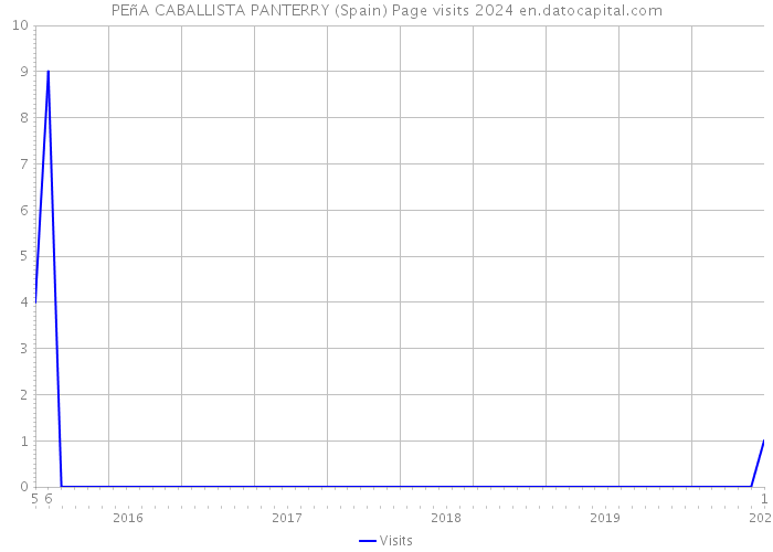 PEñA CABALLISTA PANTERRY (Spain) Page visits 2024 