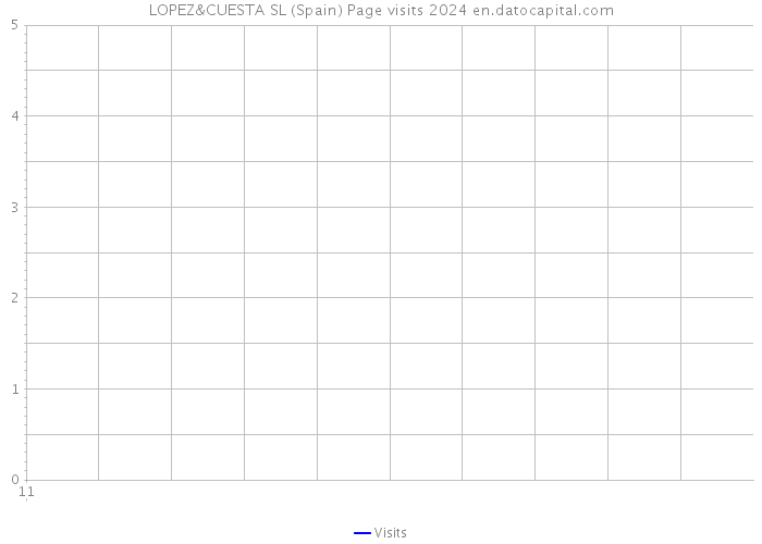 LOPEZ&CUESTA SL (Spain) Page visits 2024 