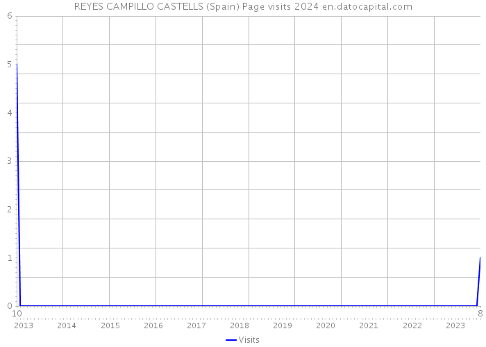 REYES CAMPILLO CASTELLS (Spain) Page visits 2024 