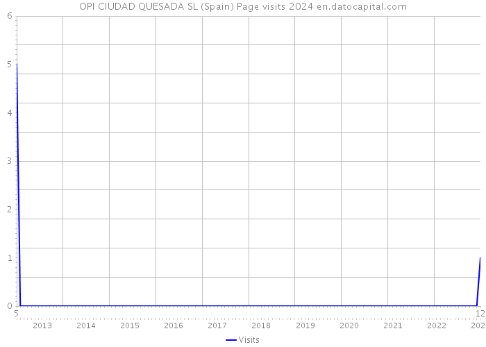 OPI CIUDAD QUESADA SL (Spain) Page visits 2024 