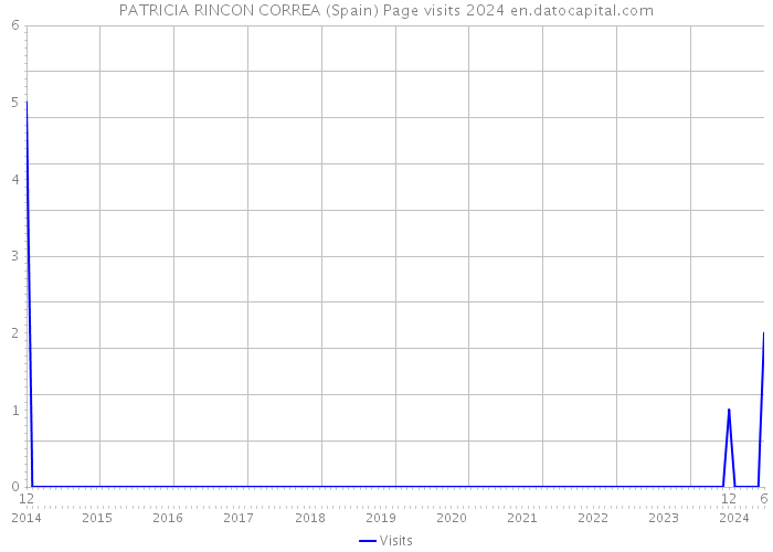 PATRICIA RINCON CORREA (Spain) Page visits 2024 