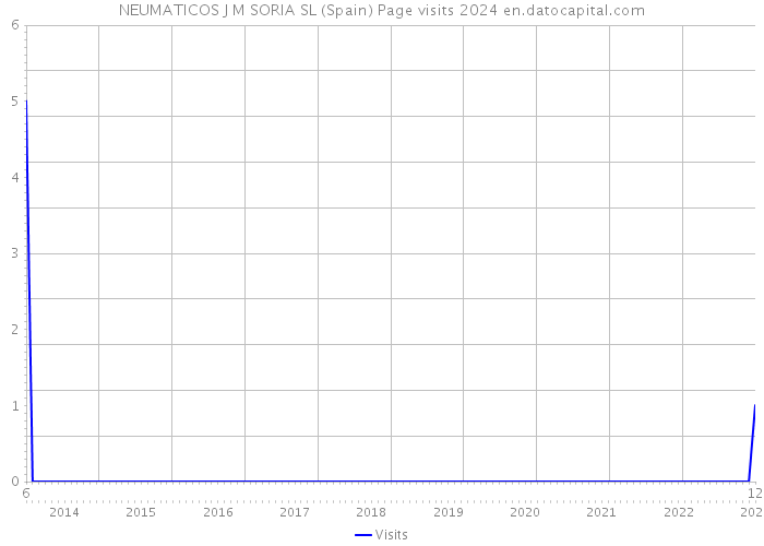 NEUMATICOS J M SORIA SL (Spain) Page visits 2024 