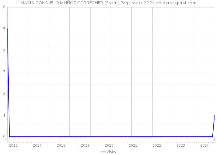 MARIA CONSUELO MUÑOZ CORRECHER (Spain) Page visits 2024 