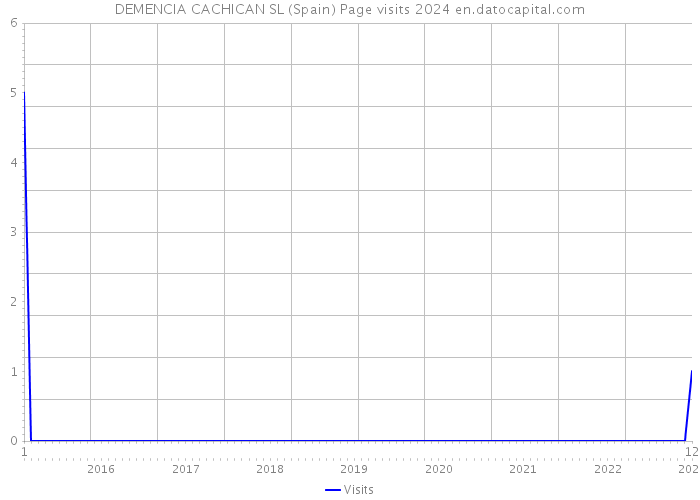 DEMENCIA CACHICAN SL (Spain) Page visits 2024 