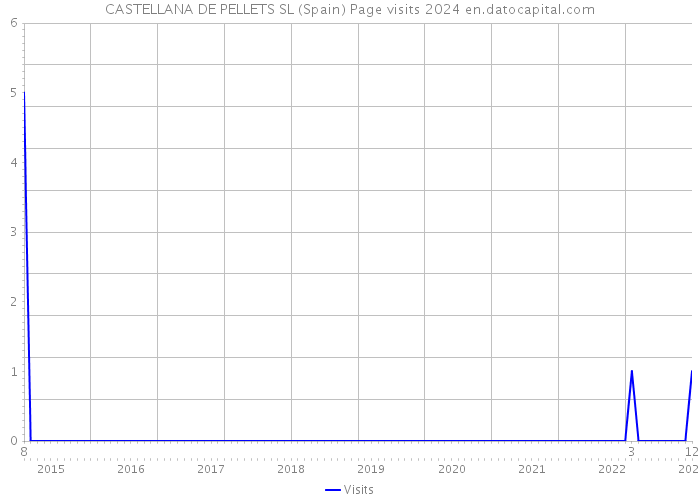 CASTELLANA DE PELLETS SL (Spain) Page visits 2024 