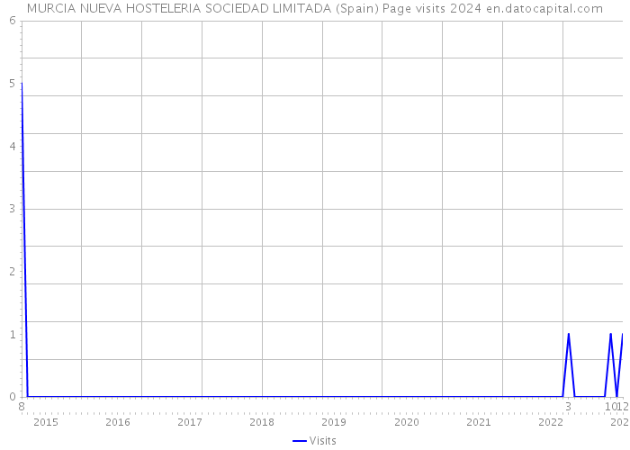 MURCIA NUEVA HOSTELERIA SOCIEDAD LIMITADA (Spain) Page visits 2024 