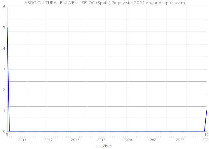 ASOC CULTURAL E XUVENIL SELOC (Spain) Page visits 2024 