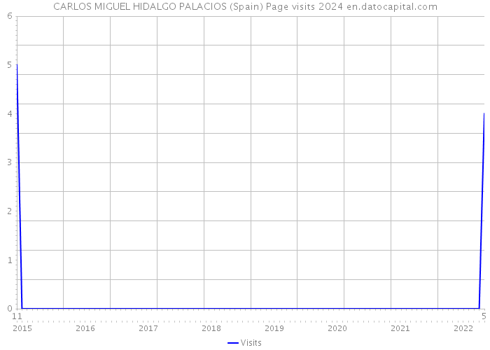 CARLOS MIGUEL HIDALGO PALACIOS (Spain) Page visits 2024 