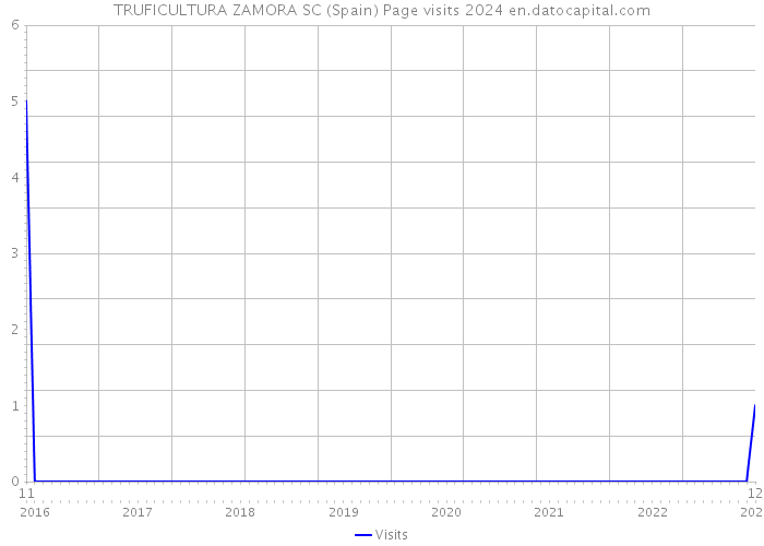 TRUFICULTURA ZAMORA SC (Spain) Page visits 2024 