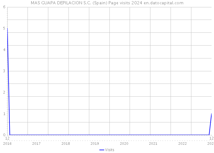 MAS GUAPA DEPILACION S.C. (Spain) Page visits 2024 