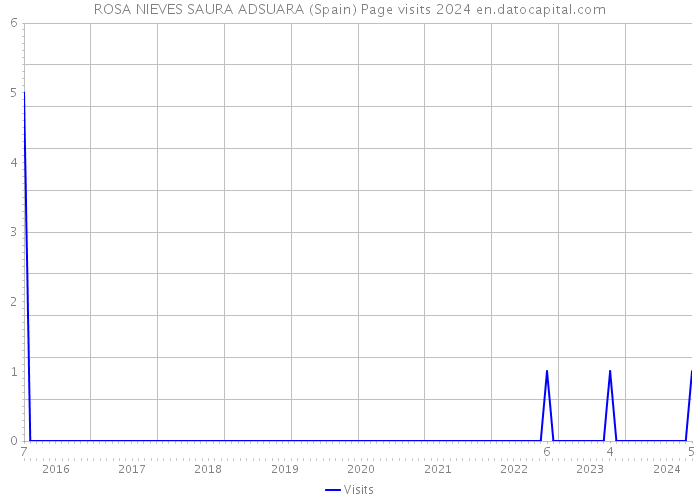 ROSA NIEVES SAURA ADSUARA (Spain) Page visits 2024 
