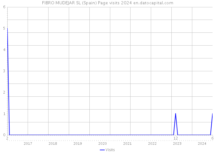 FIBRO MUDEJAR SL (Spain) Page visits 2024 