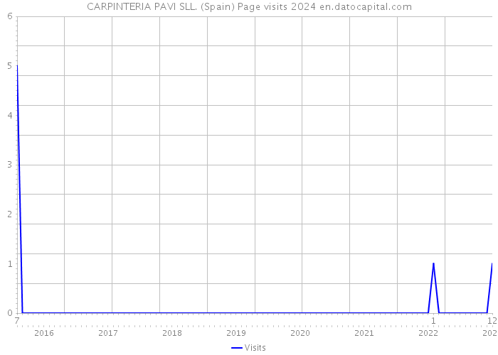 CARPINTERIA PAVI SLL. (Spain) Page visits 2024 