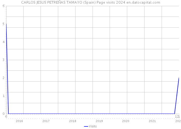 CARLOS JESUS PETREÑAS TAMAYO (Spain) Page visits 2024 