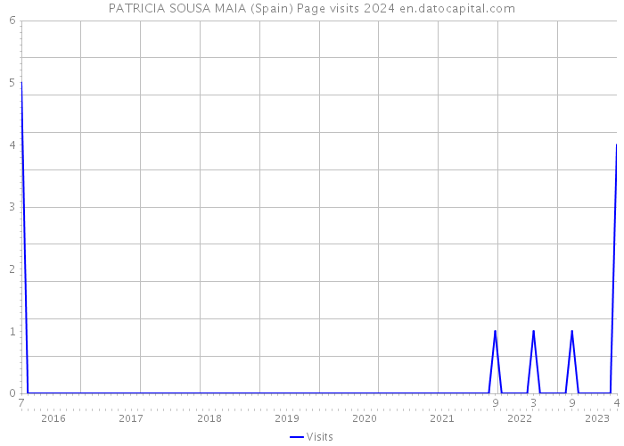 PATRICIA SOUSA MAIA (Spain) Page visits 2024 
