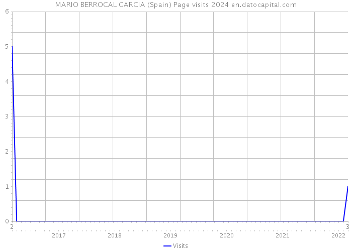 MARIO BERROCAL GARCIA (Spain) Page visits 2024 