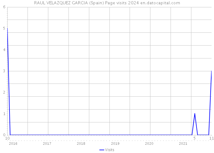 RAUL VELAZQUEZ GARCIA (Spain) Page visits 2024 