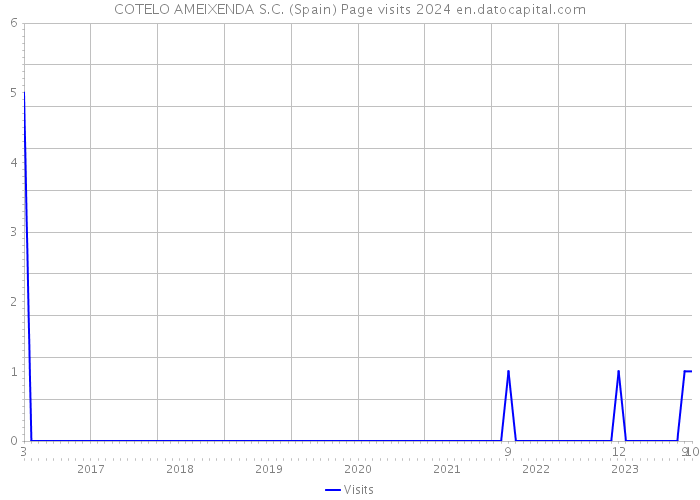COTELO AMEIXENDA S.C. (Spain) Page visits 2024 