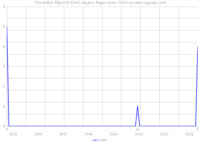 YOLANDA PELAYO DIAZ (Spain) Page visits 2024 