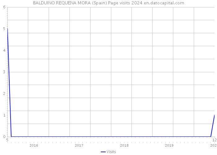 BALDUINO REQUENA MORA (Spain) Page visits 2024 